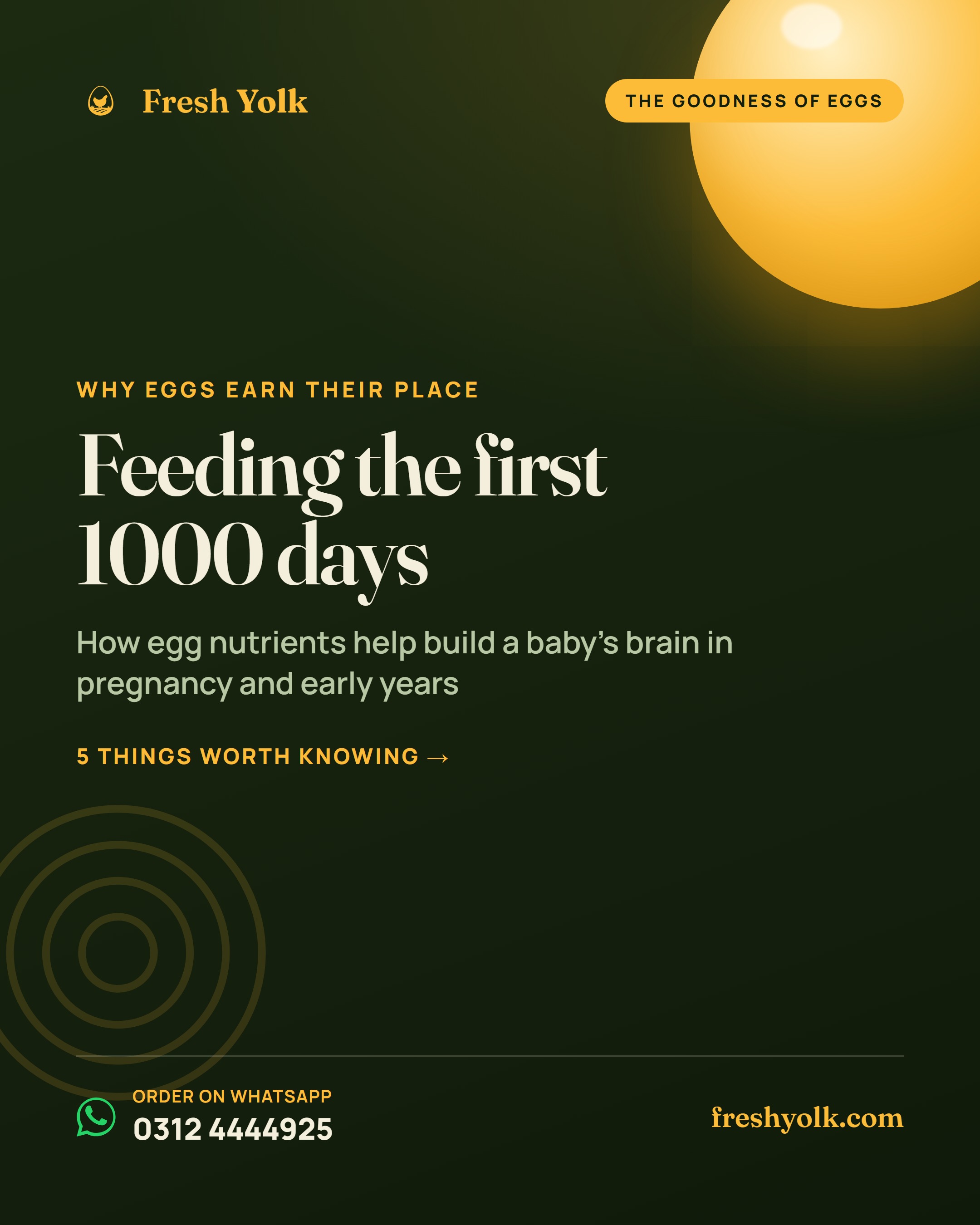 Feeding the first
1000 days