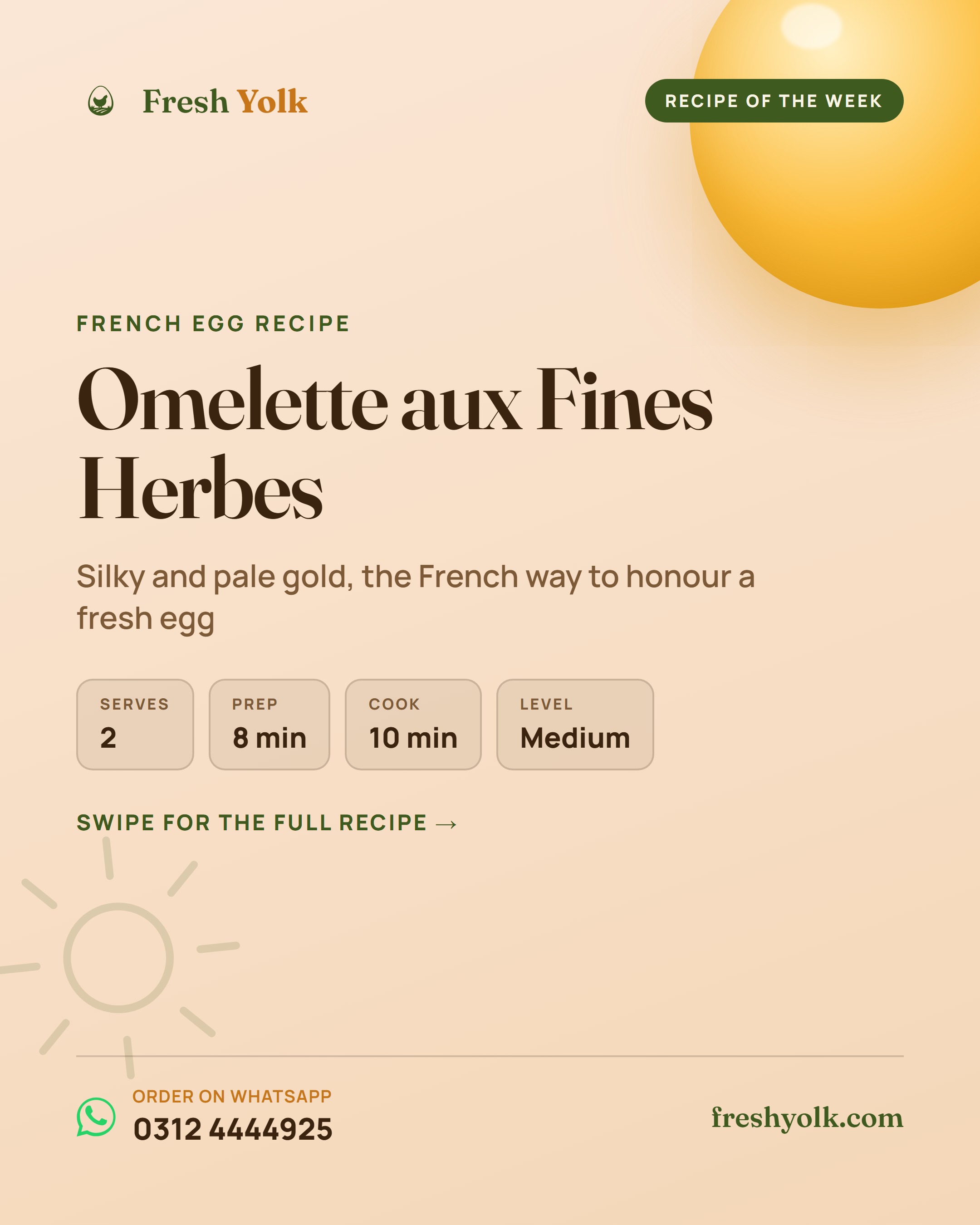 Omelette aux Fines Herbes
