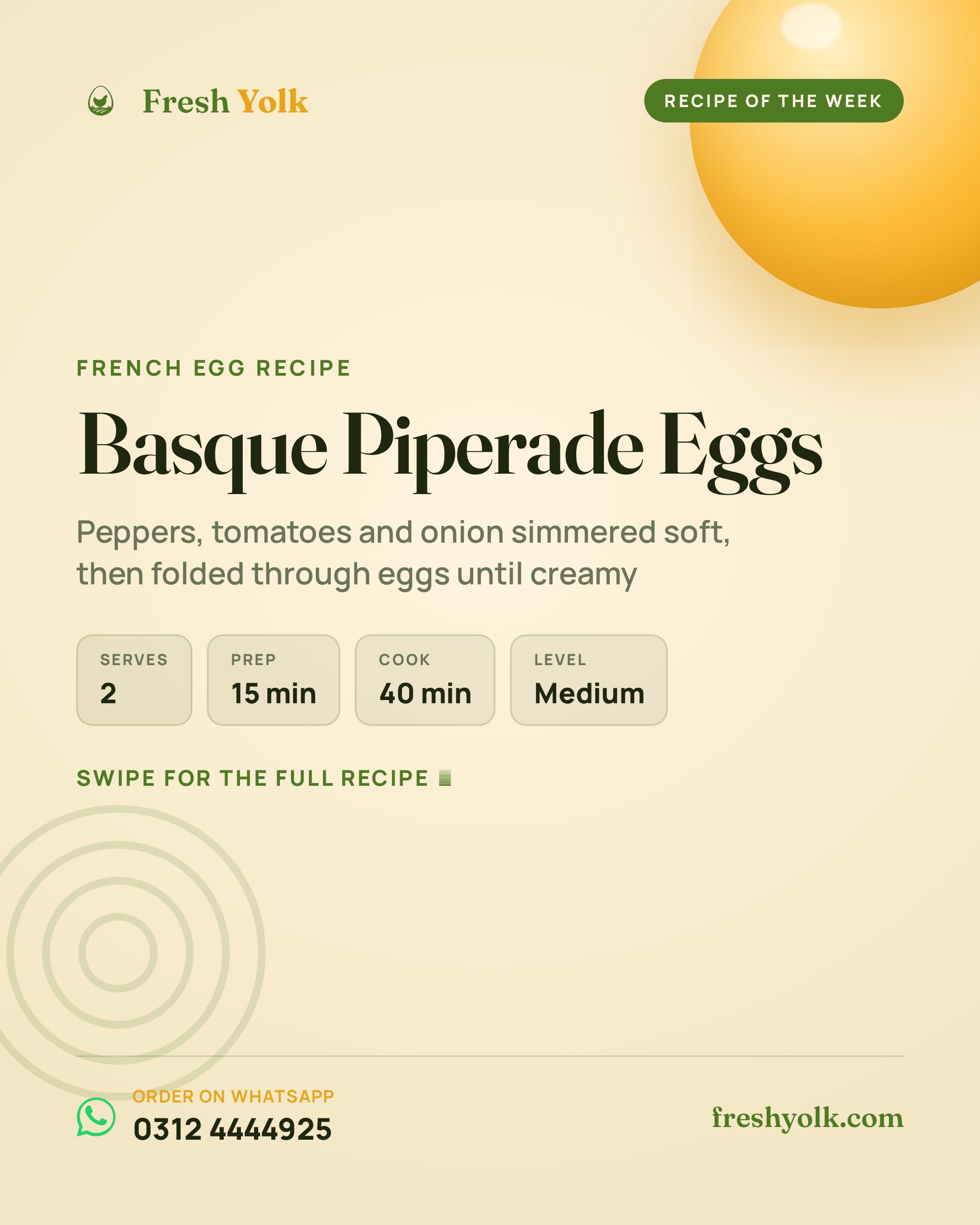 Basque Piperade Eggs